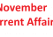 3 November Current Affairs