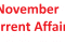 4 November Current Affairs