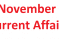 5 November Current Affairs